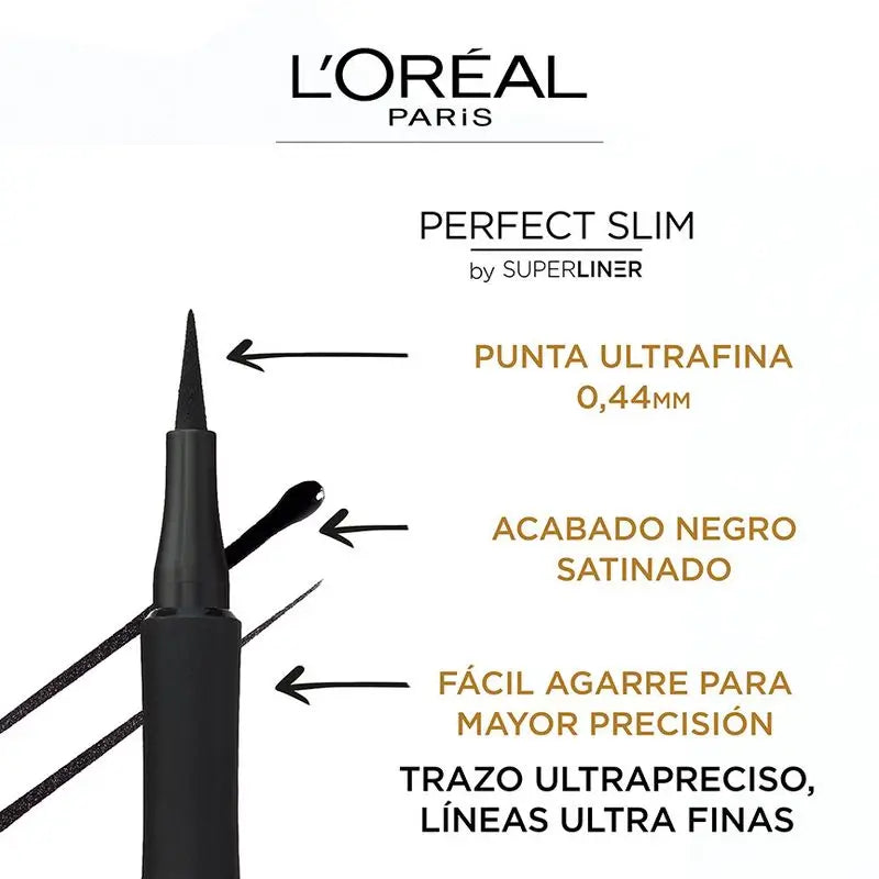 L'Oréal Paris Super Liner Perfect Slim Navy Ultrapräziser flüssiger Liner