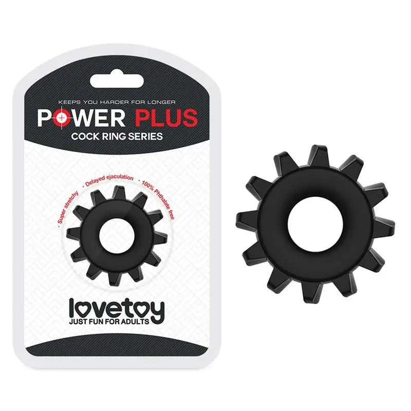 Lovetoy Penisring Power Plus Schwarz Modell 2