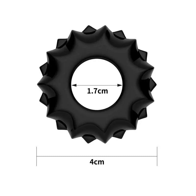 Lovetoy Penis Ring Power Plus Schwarz Modell 1