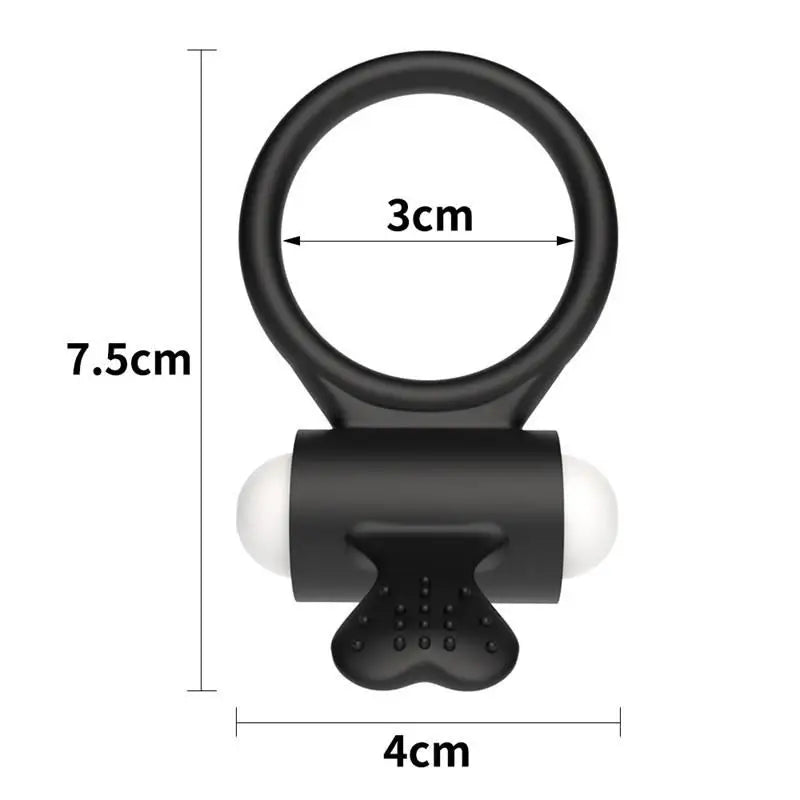 Lovetoy Power Klitoris Vibrationsring Schwarz Modell 2