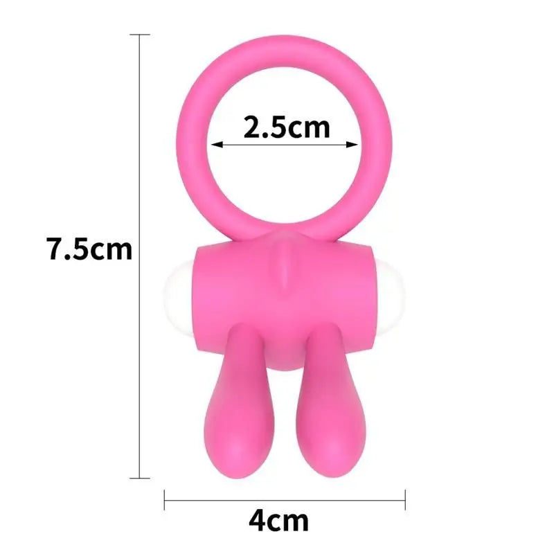 Lovetoy Power Klitoris Vibrationsring Rosa