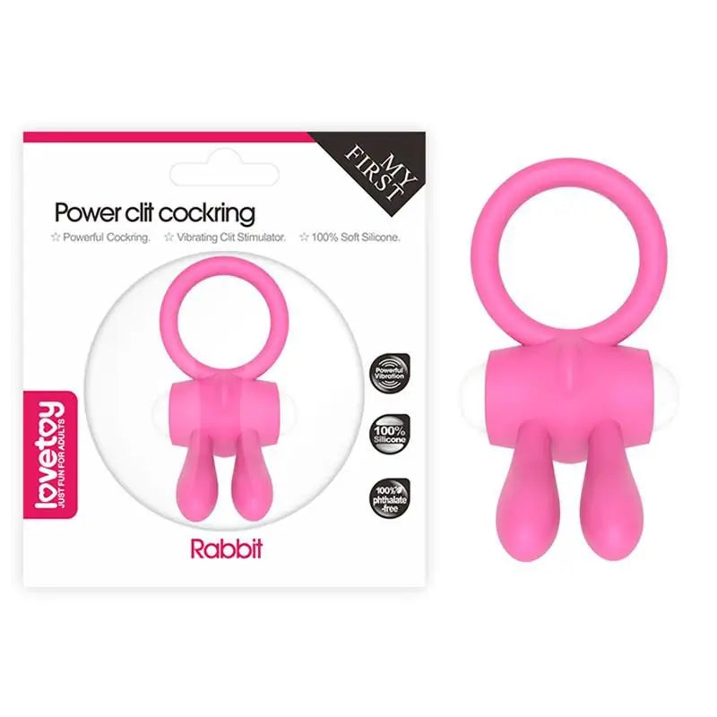 Lovetoy Power Klitoris Vibrationsring Rosa
