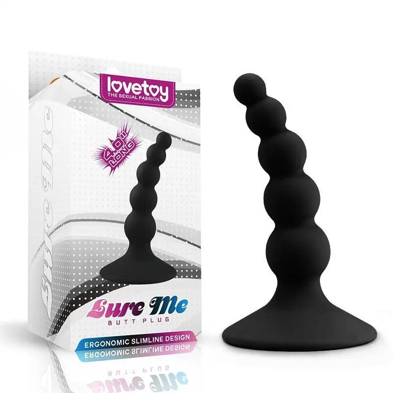 Lovetoy Anal Plug Lure Me Silikon Schwarz