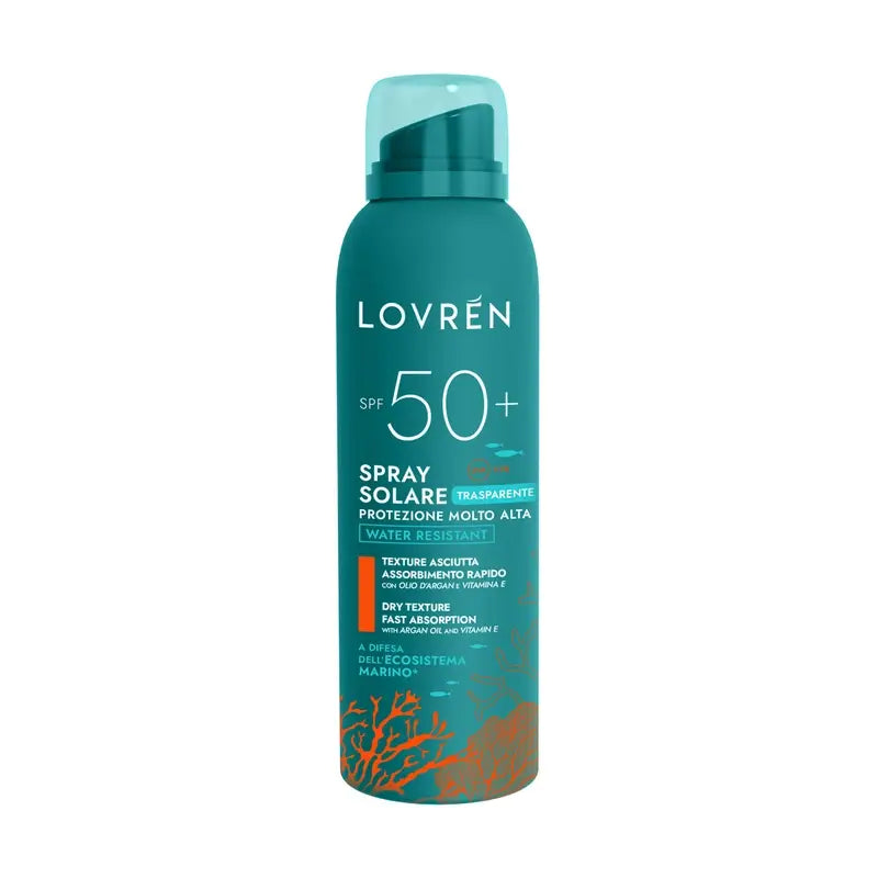 Lovrén Solaire Sun Spray Spf50+ Sehr hoher Schutz, 150 ml