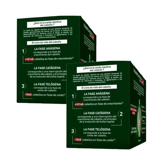 Luxeol 3 In 1 Reactional Anti-Haarausfall Behandlung, Pack 2 x 14 Fläschchen von 7 Ml