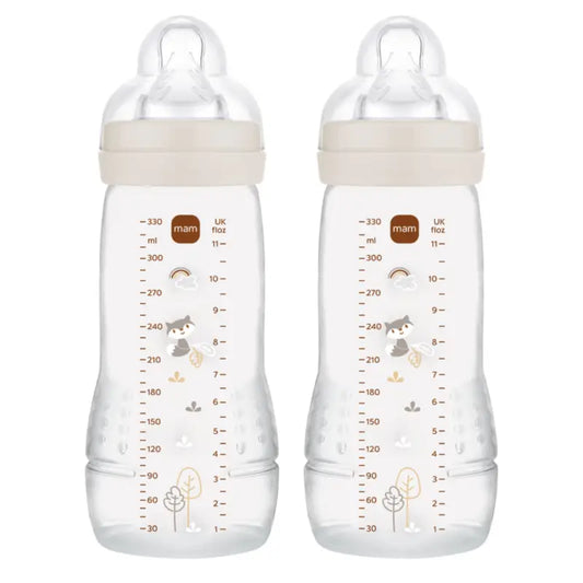Mam Baby Easy Active Babyflasche Neutral Glänzend, 2X330Ml