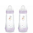Mam Baby Easy Start Fütterung Flasche Anti-Colic Matt Rosa, 2X320Ml
