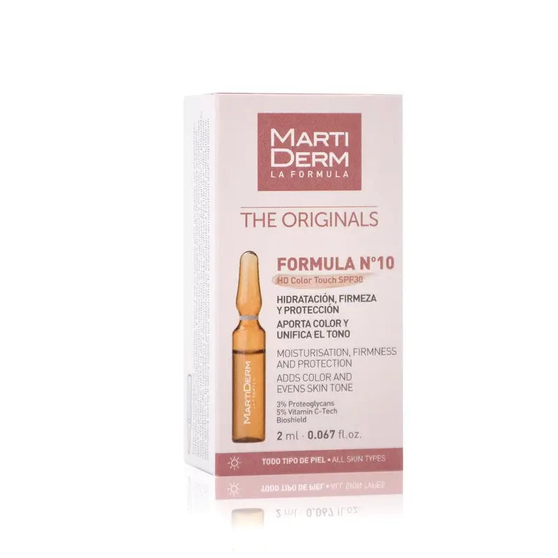 Martiderm Formel Nº10 HD Farbe Touch Spf30, 2 ml