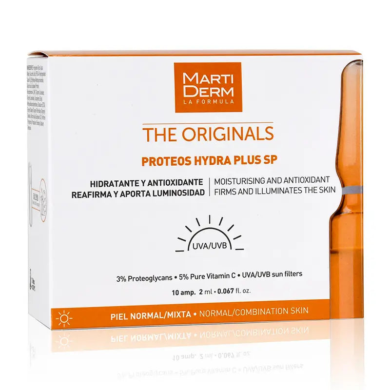 Martiderm Die Originale Proteos Hydra Plus Sp 10 Ampullen x 2 ml
