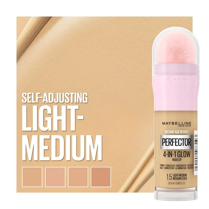 Maybelline New York Instant Perfector Glow 4 In 1 Hervorhebung Concealer Farbton 1,5 Light Medium