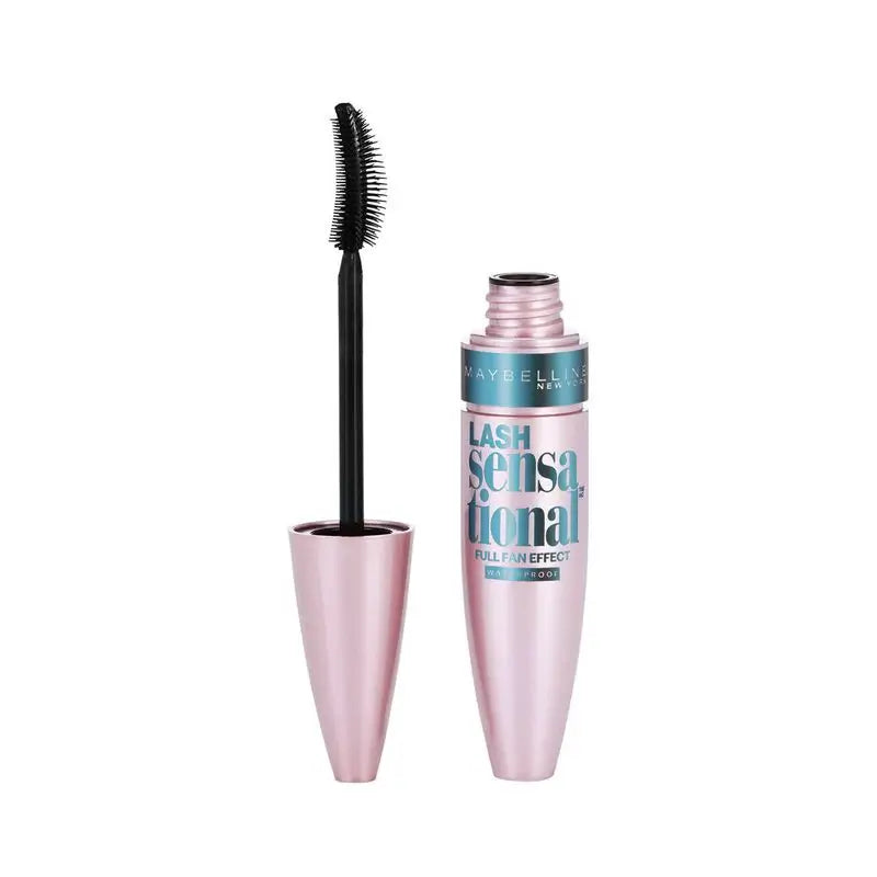 Maybelline New York Lash Sensational Wasserfeste schwarze Volumenwimperntusche, 9,5 ml