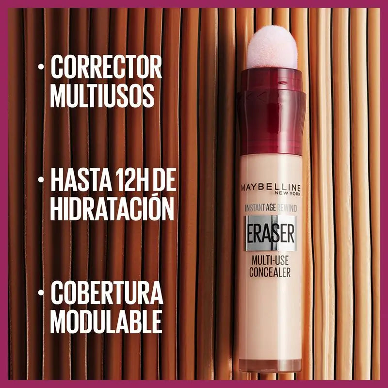 Maybelline New York Mehrzweck-Feuchtigkeits-Concealer Eraser, Farbton 06 Neutralizer
