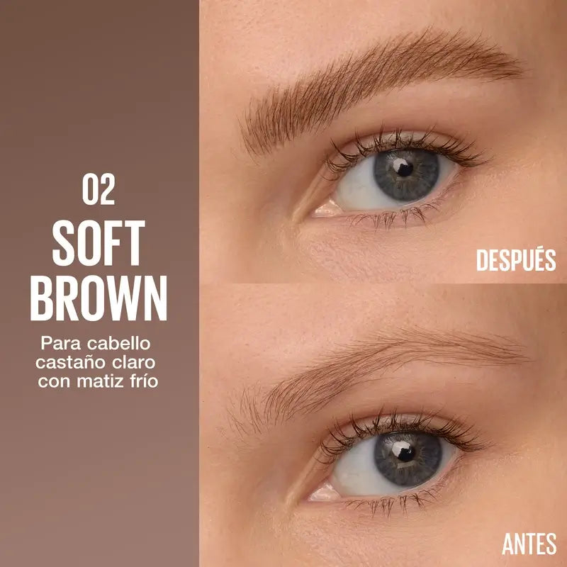 Maybelline New York Brow Insert Augenbrauenstift, Soft Brown, 1,25 ml