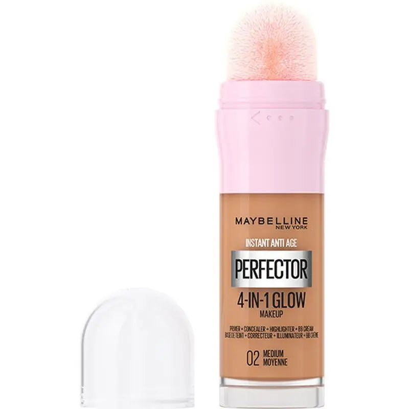 Maybelline New York Instant Perfector Glow 4-In-1, Der Glow, den Sie tragen können, wie Sie wollen, Farbton 02 Medium Deep