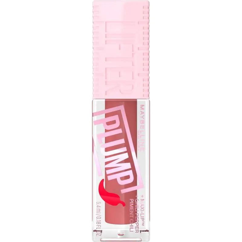 Maybelline New York Lifter Plump mit Chili-Pfeffer und Hyaluronsäure, Farbton 005 Pfirsichfieber