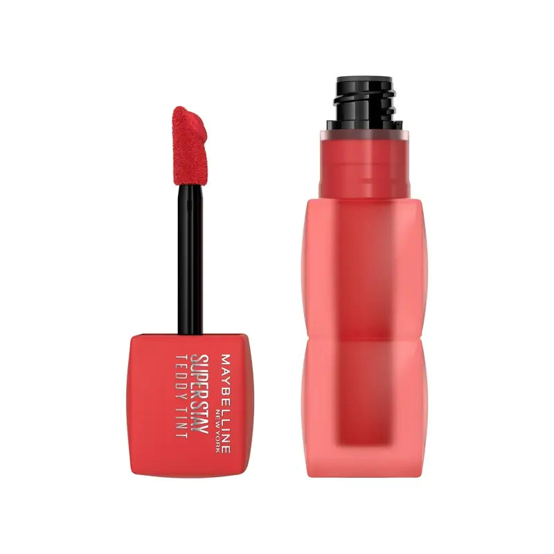 Maybelline New York Super Stay Teddy Tint Matt-Lippenfarbe, Farbton 35 „July Forever“, 5 ml