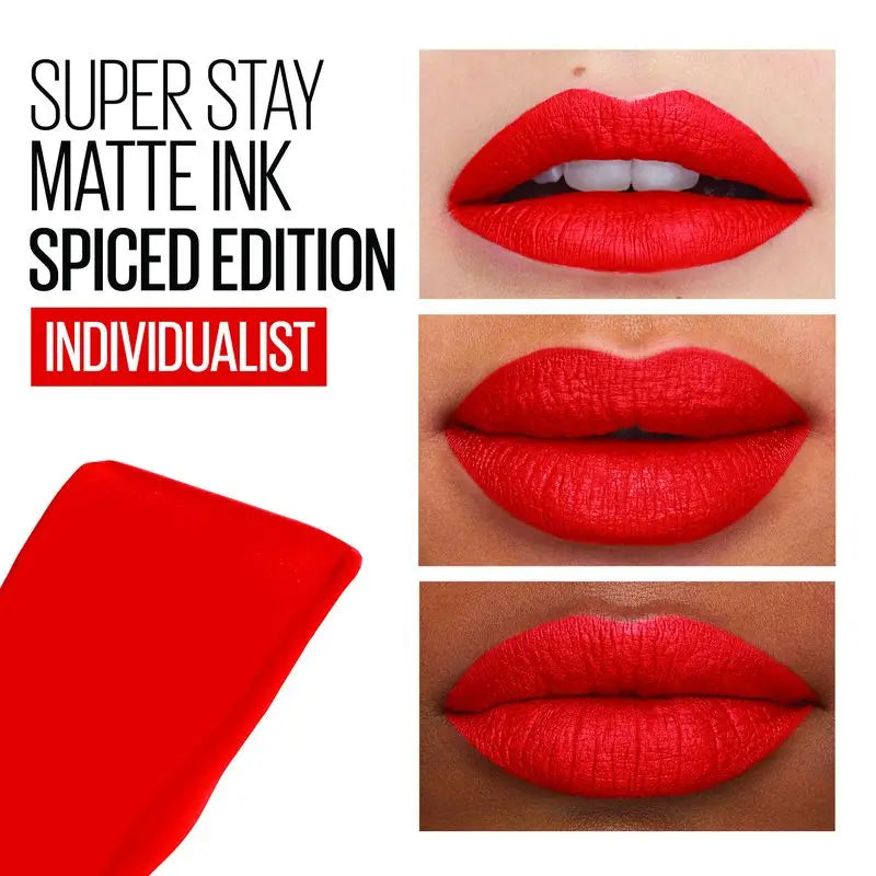 Maybelline New York Superstay Matte Ink, flüssiger Lippenstift Farbton 320 Individualist
