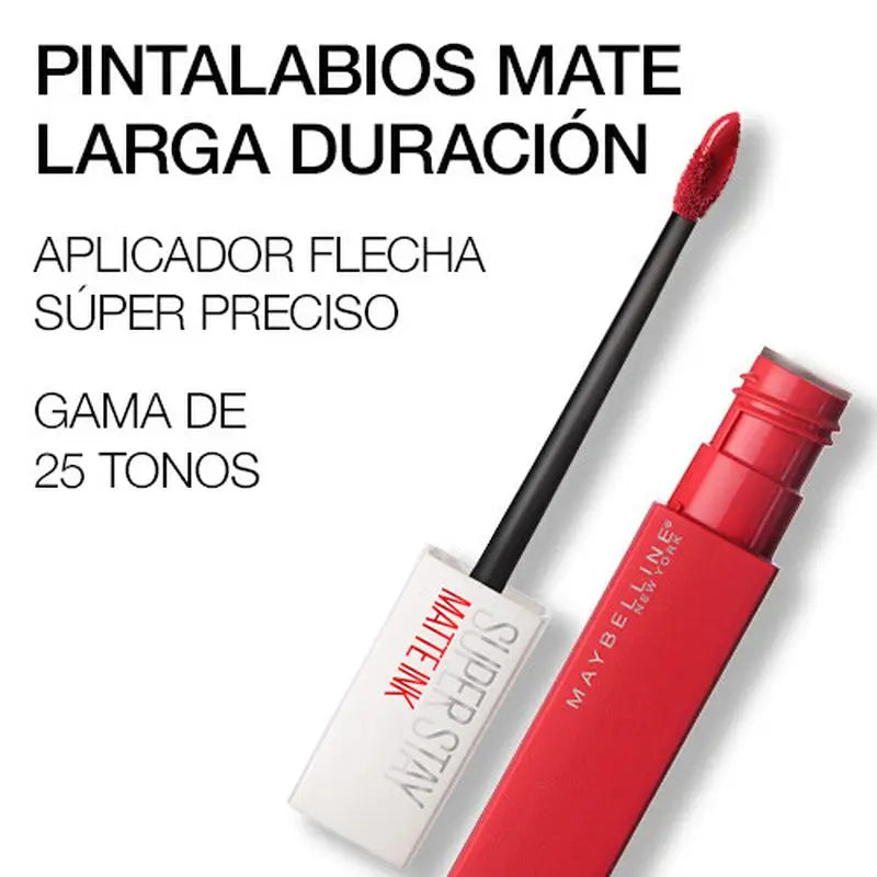 Maybelline New York Superstay Matte Ink, flüssiger Lippenstift Farbton 330 Innovator