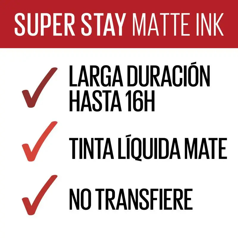 Maybelline New York Superstay Matte Ink, flüssiger Lippenstift Farbton 330 Innovator