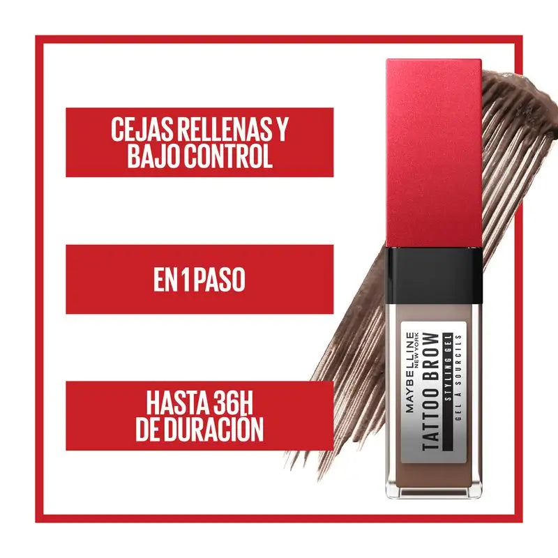 Maybelline New York Tattoo Brow Gel Brow Filler Farbton 250 Blond