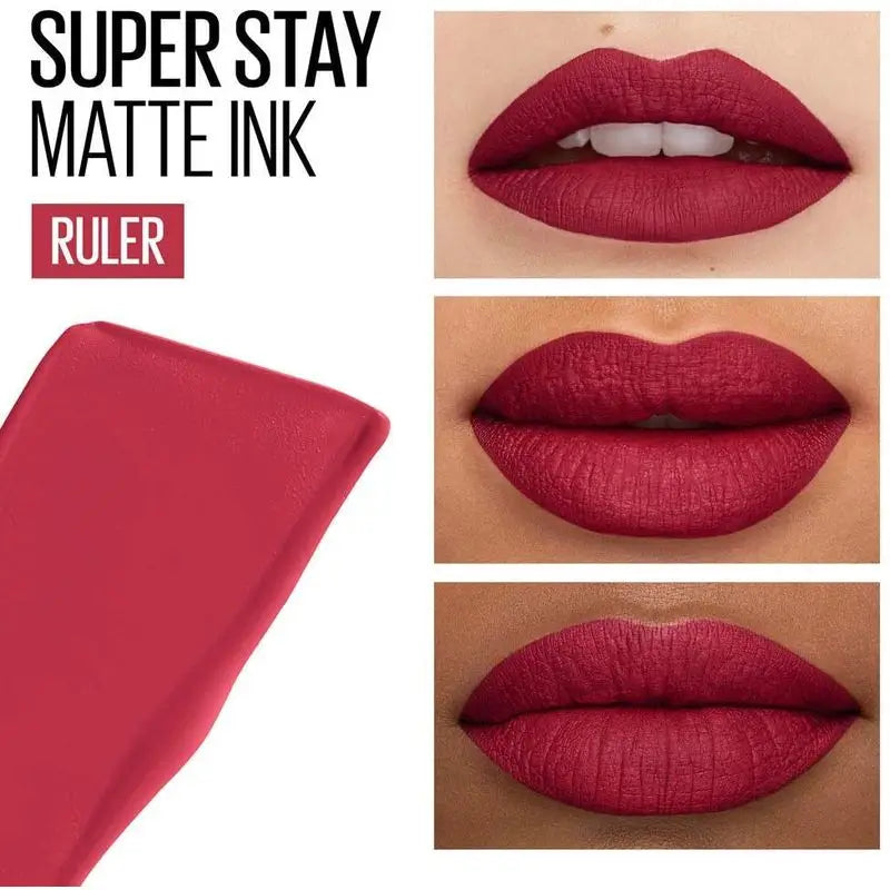Maybelline New York Superstay Matte Ink Long Wear Matte Lipstick Shade 80 Lineal Farbe Rot