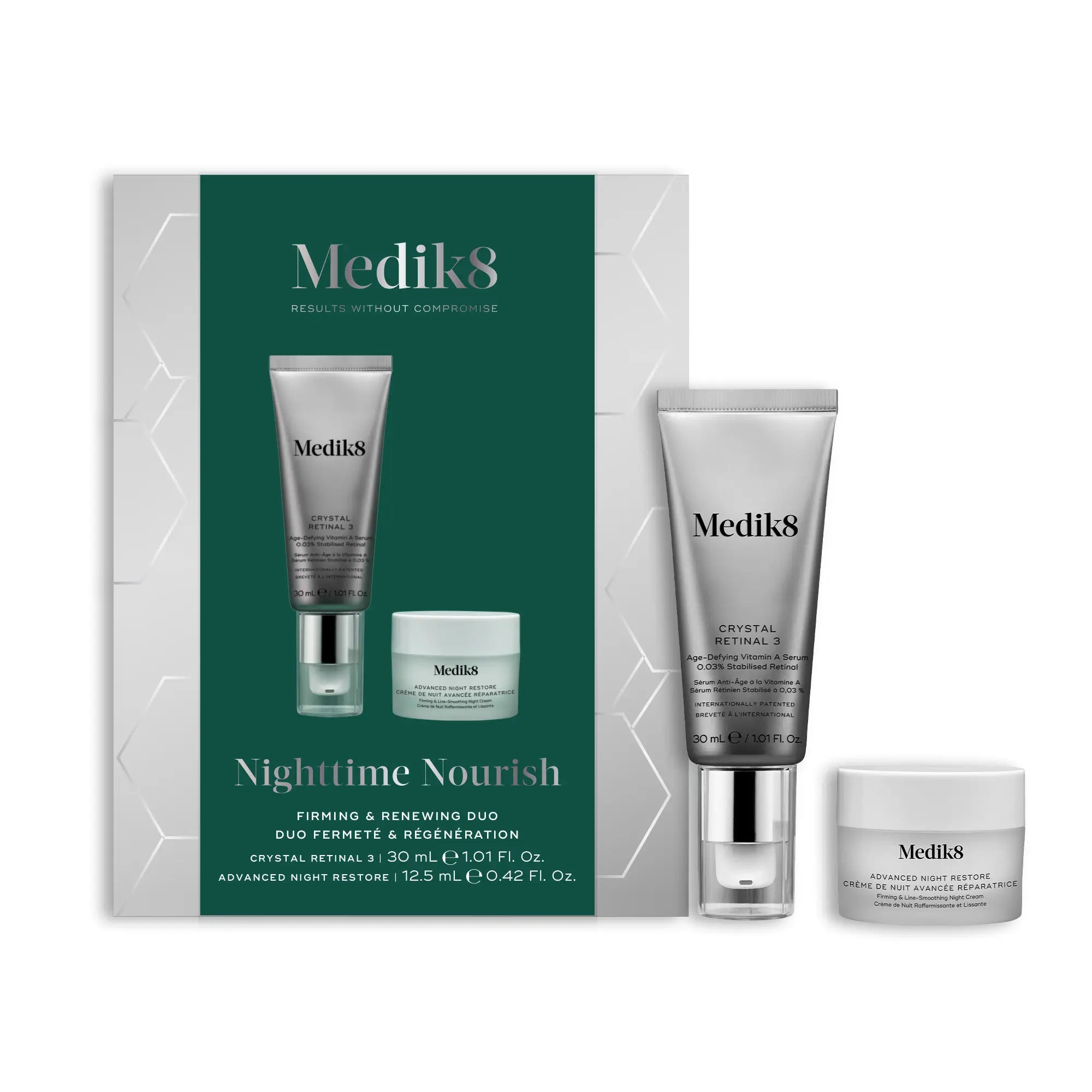 Medik8 Nighttime Nourish Pack Retinal 3 und Nachtcreme