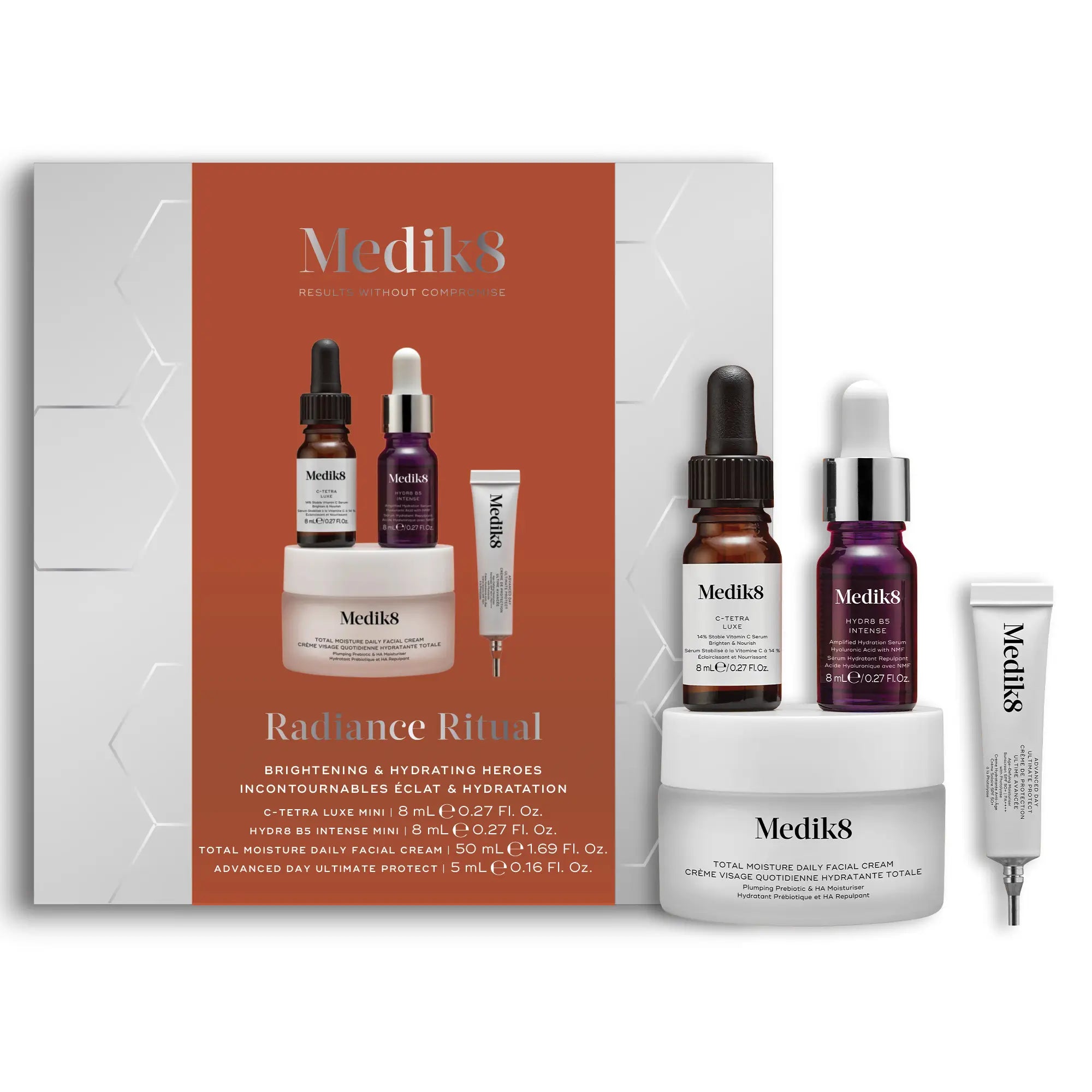 Medik8 Radiance Ritual Pack: Vitamin C, Feuchtigkeitspflege und Lichtschutzfaktor