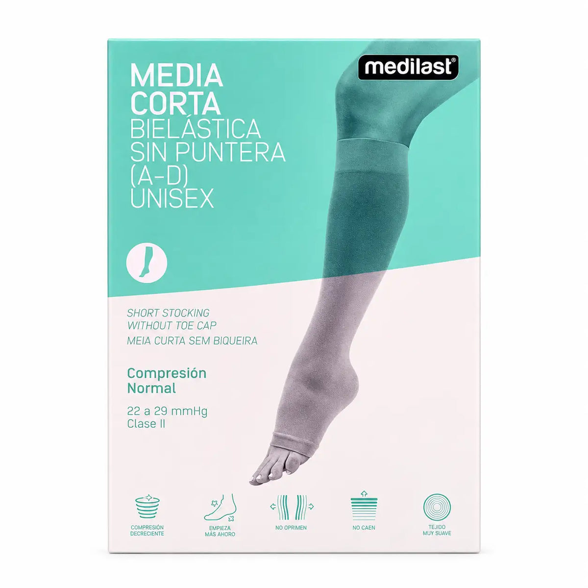 Medilast Strumpf Kurz Normal S/P R892 T/G