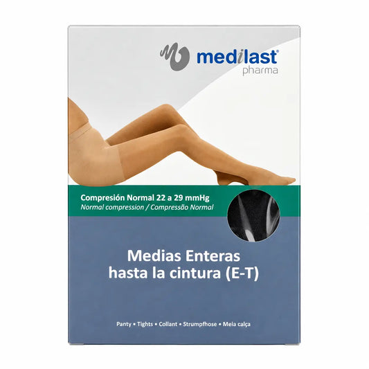 Medilast Strumpfhosen Normal R/101 T/Grund Schwarz