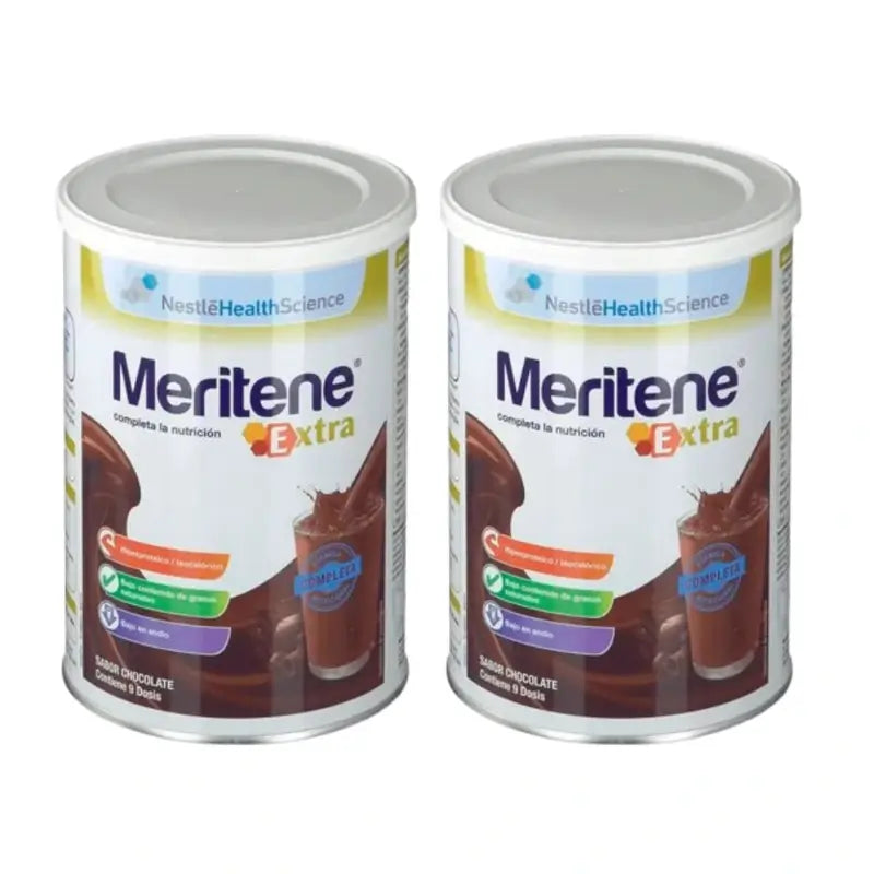 Meritene Extra Milchshake Schokoladengeschmack, 2X450 Gr