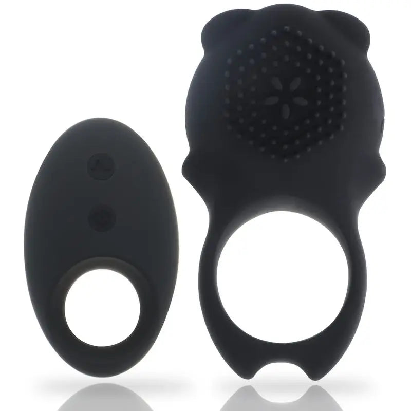Mia Colosseo Black Remote Control Ring