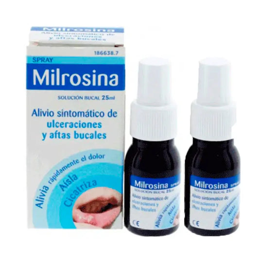 Milrosina+ Duplo Spray Solution 2 x 25 ml