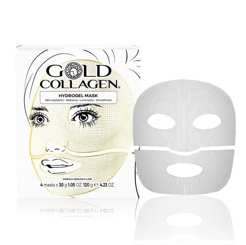 Gold Collagen Hydrogel Mask, 4 Masks