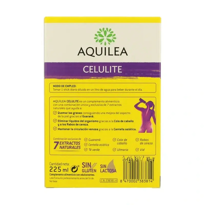 Aquilea Celulite Ananas-Geschmack, 15 lösliche Sticks
