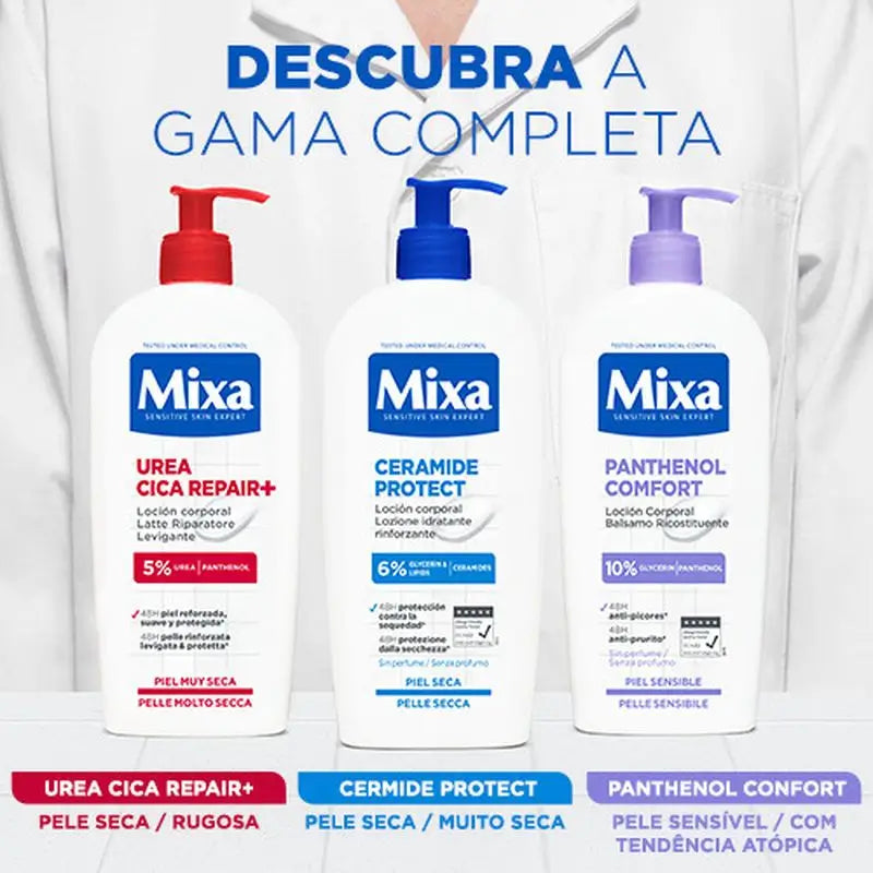 Mixa Ceramide Protect Körperlotion für trockene Haut 400Ml