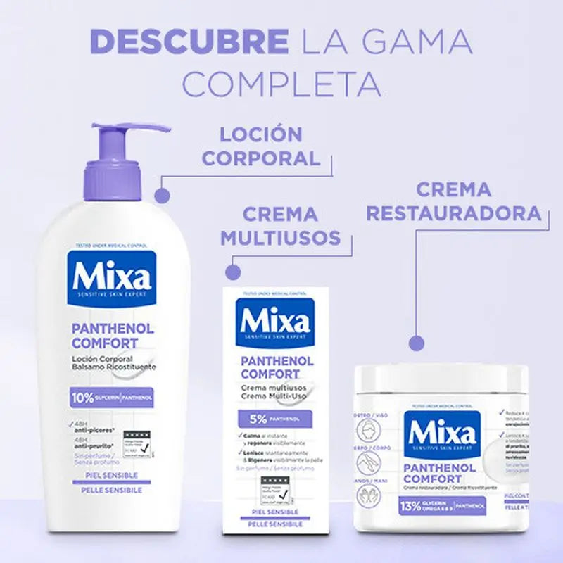 Mixa Panthenol Comfort Body Lotion für empfindliche Haut 250Ml