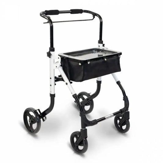 Mobiclinic Aluminium Folding Walker With Bag And Tray
