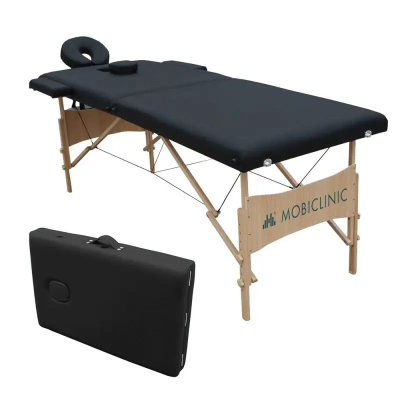 Mobiclinic Folding Massage Table Black