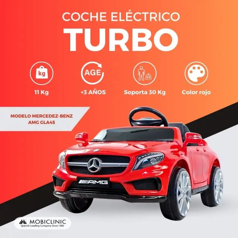 Mobiclinic Elektroauto Turbo Rot