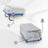 Mobiclinic Mobi2 Antiescaras Luftmatratze mit Kompressor, 20 Zellen. 200 x 86 x 9,5 cm