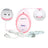 Mobiclinic Fetal Detektor - Mini - Stilvoll - Kompakt - Tragbar - Rosa - Angelsounds