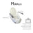 Mobiclinic Badezimmer Lift Modell Muralla mit Deckel, faltbar und einstellbar bis zu 5, 10 und 15 cm