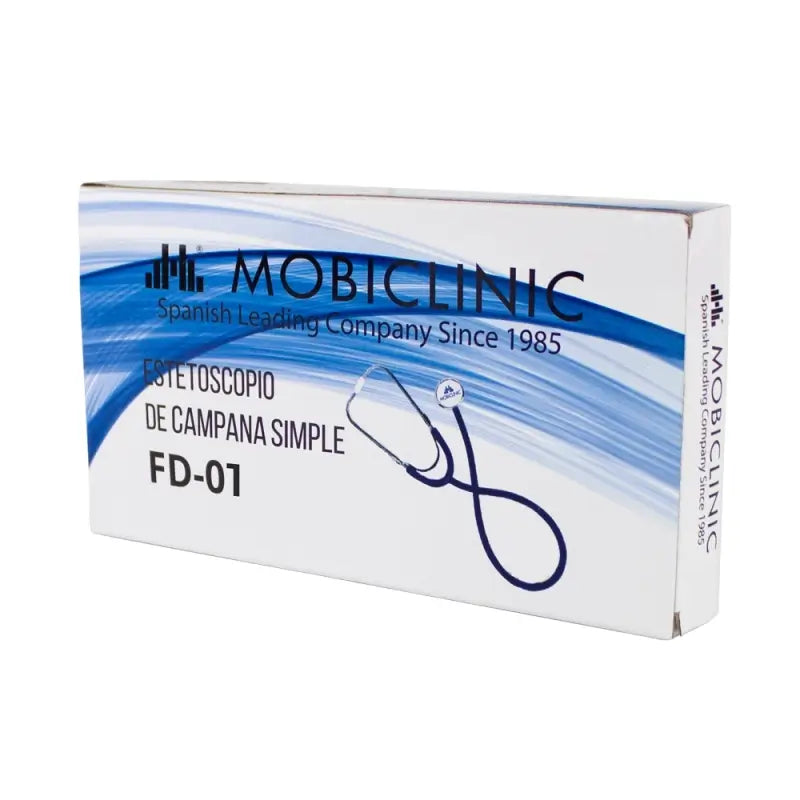 Mobiclinic Stethoskop - Eine Glocke - Komfortabel - Präzise - Ergonomisch - Marineblau