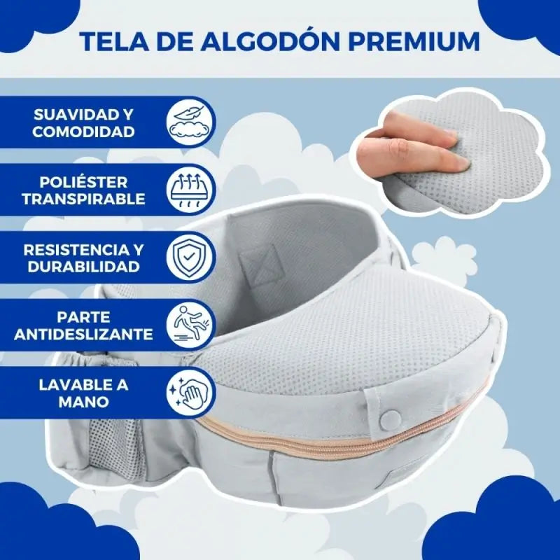 Mobiclinic Moley 6 in 1 Babytrage Grau
