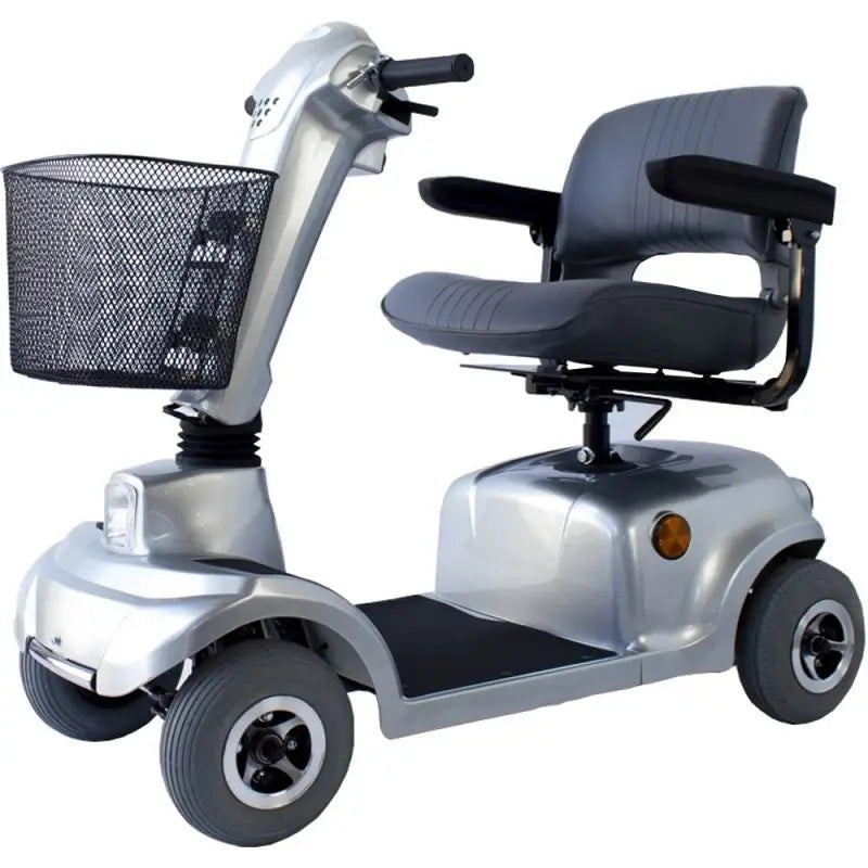 Mobiclinic Electric Scooter With Swivel and Foldable Seat Grey
