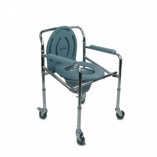 Mobiclinic Folding Toilet Chair With Lid Model 2