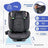 Mobiclinic Kinderautositz Lionfix Max 100-150 Cm Schwarz