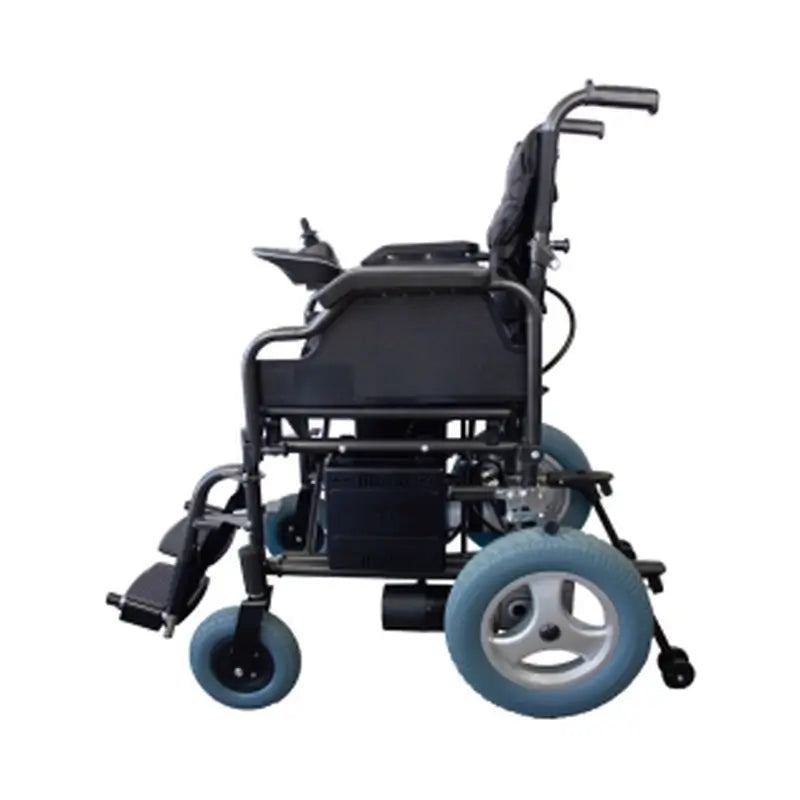 Mobiclinic Faltbarer Elektro-Rollstuhl - Auton. 20 Km - 20Ah - Motor - Stahl - Schwarz - Cenit