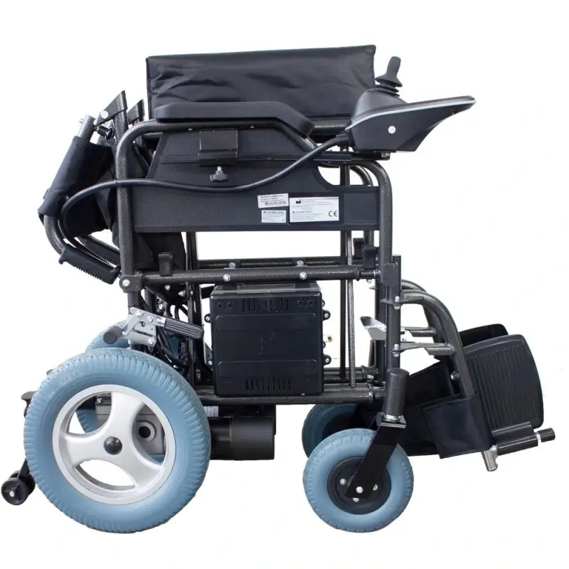 Mobiclinic Faltbarer Elektro-Rollstuhl - Auton. 20 Km - 20Ah - Motor - Stahl - Schwarz - Cenit
