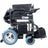 Mobiclinic Faltbarer Elektro-Rollstuhl - Auton. 20 Km - 20Ah - Motor - Stahl - Schwarz - Cenit